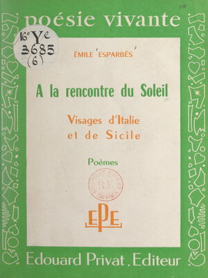 cover image of À la rencontre du soleil, visages d'Italie et de Sicile